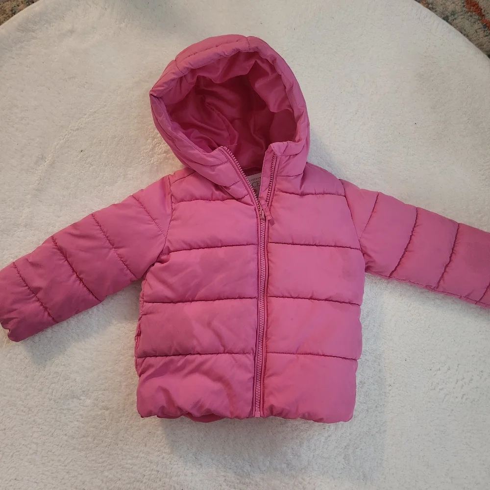The Children's Place Vibrant Pink Jacket Size 4T